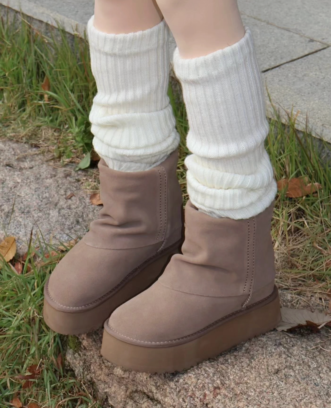 ROCKFISH 短/襪套雪靴 MAXI FOLDED BOOTS SHORT（6inch） - 3 colors