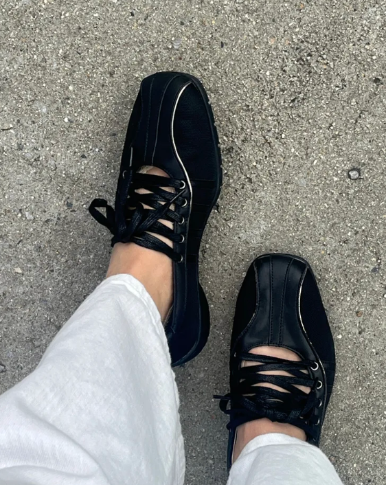 ROCKFISH 芭蕾舞鞋/布面休閒款 BLISS LACEUP SNEAKERS - 6 colors