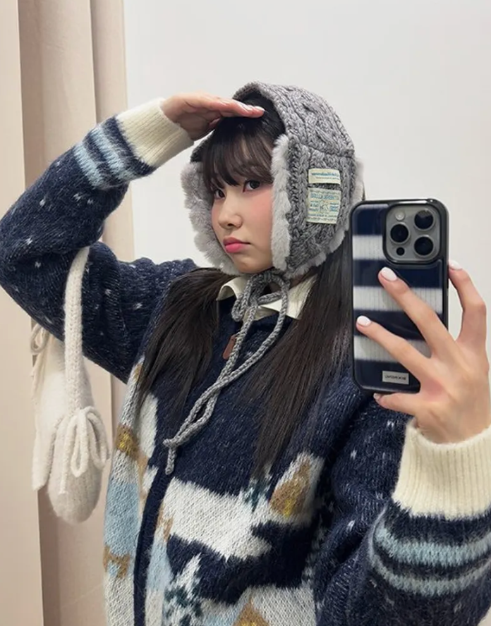 ROCKFISH 耳罩 CABLE FUR KNIT EARMUFF