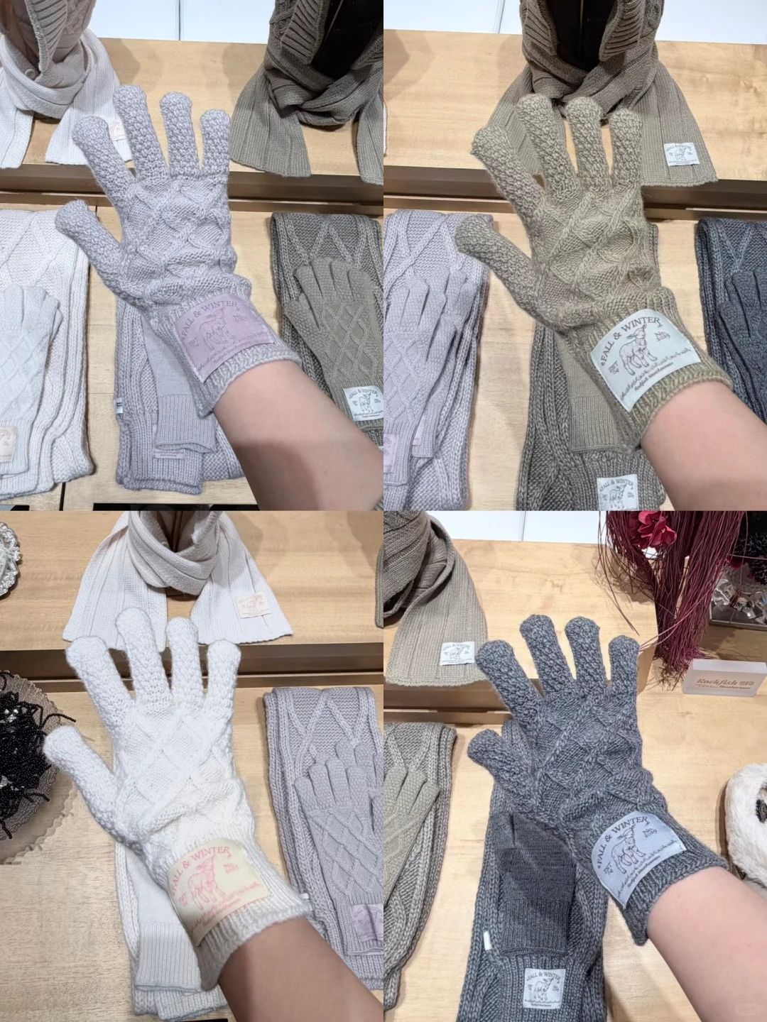 ROCKFISH 編織麻花系列/手套 DIAMOND CABLE GLOVES