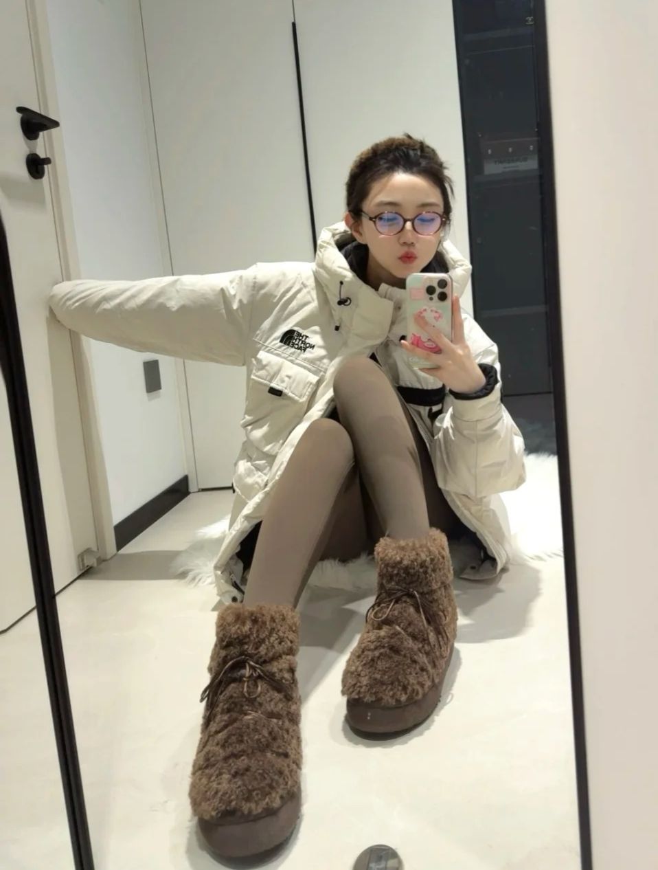 ROCKFISH 卷毛短靴 CURLY FUR BOOTS SHORT