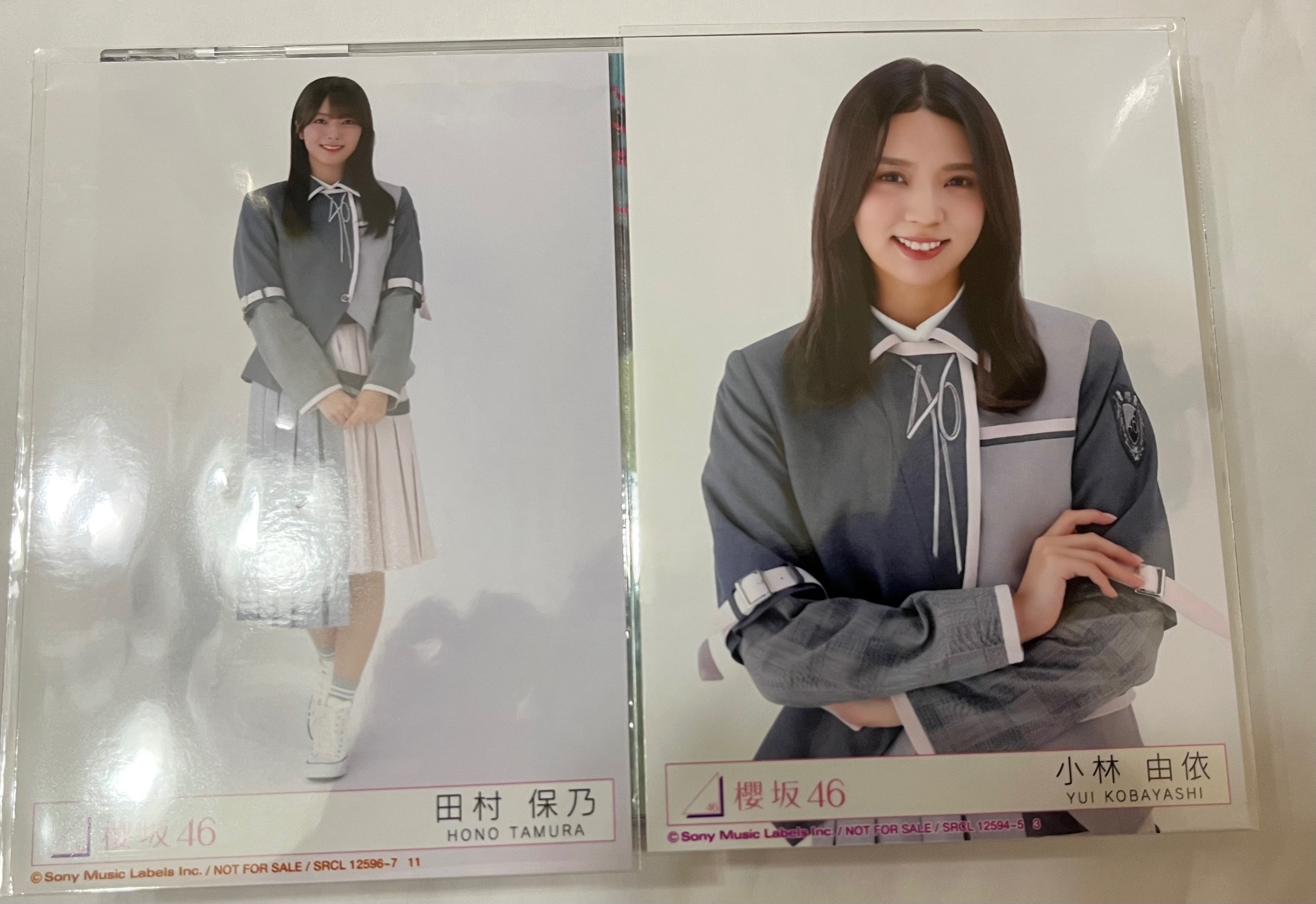 櫻坂46 六單內封生寫