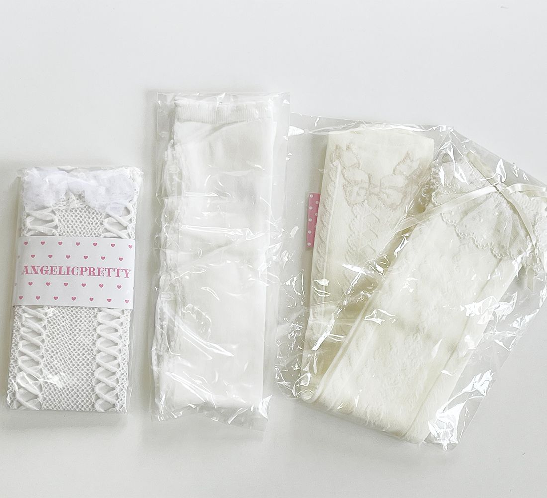 新古品 Angelic Pretty 日本製膝上襪