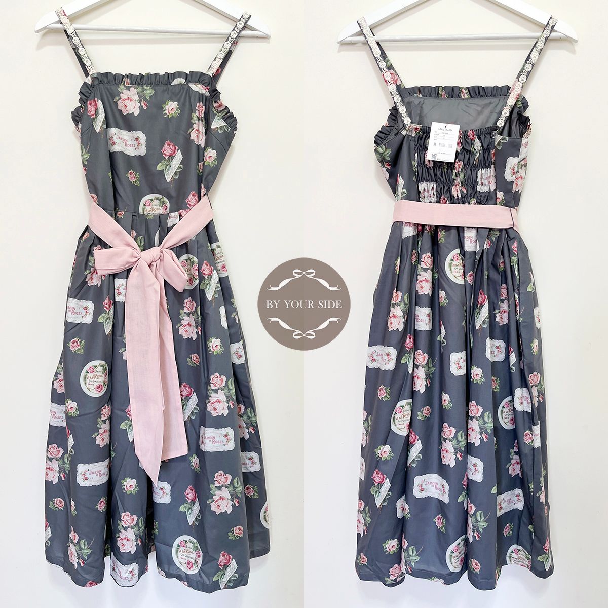 新古品 日本製 Melody BasKet Precious Rose JSK 灰色