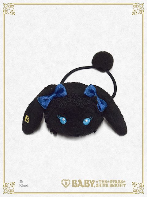 新古品 日本 BABY THE STARS SHINE BRIGHT 迷你黑兔熊髮圈