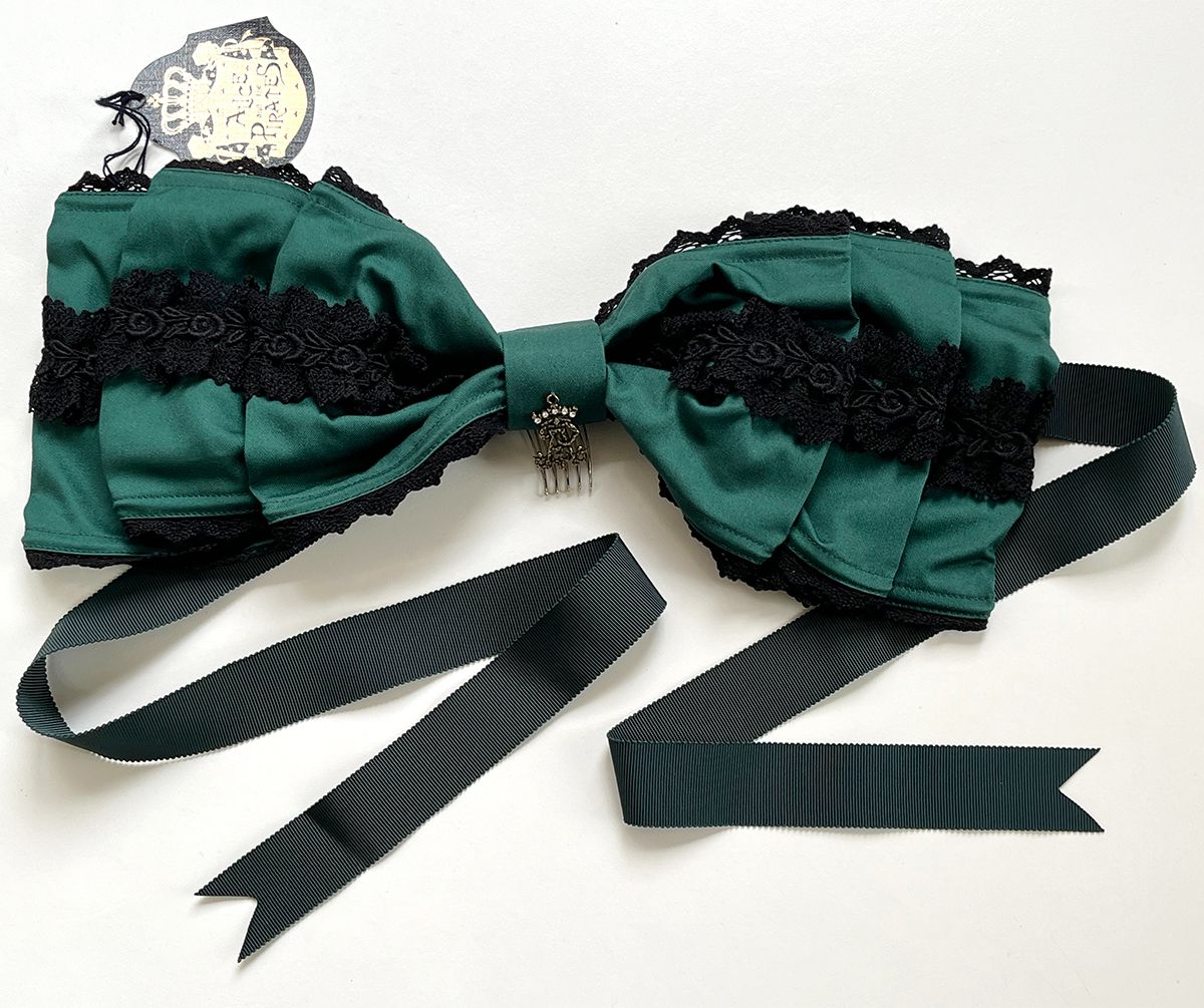 新古品 Alice and the Pirates Dolly Ribbon 頭飾