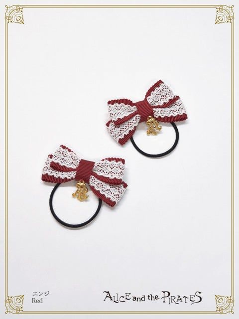 新古品 ALICE and the PIRATES 迷你蝴蝶結髮圈 Dafneミニリボンゴム