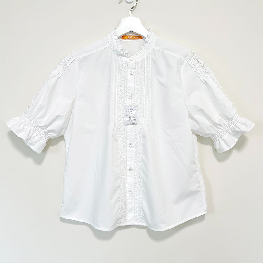 新古品 日本 F i.n.t 白色立領襯衫
