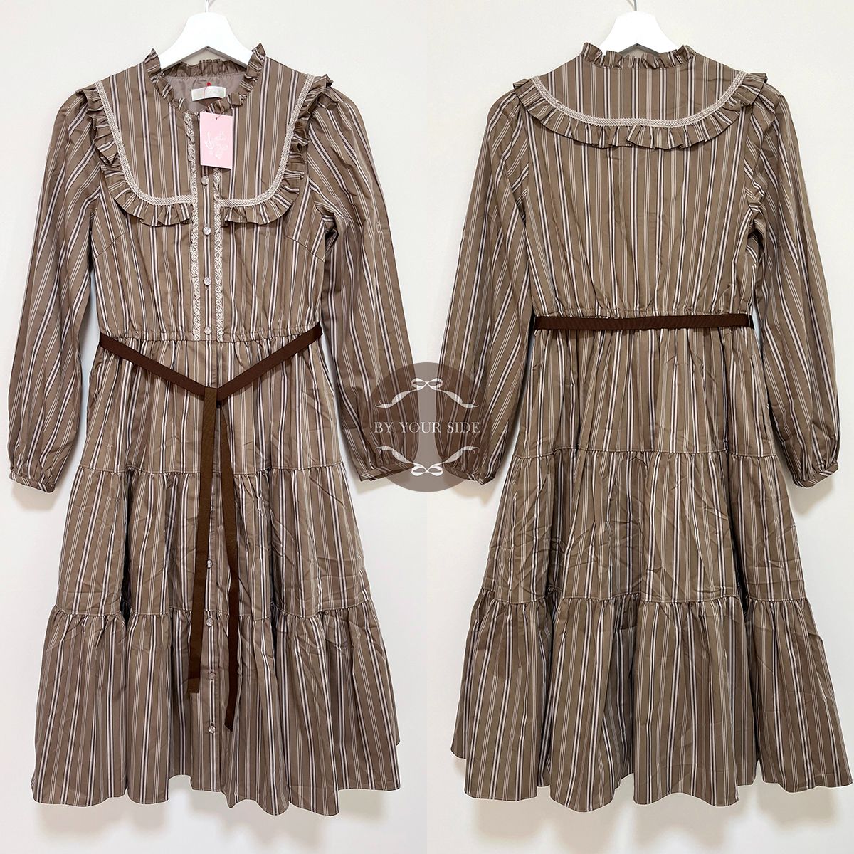 新古品 日本製 Melody Basket 少女的詩集長袖洋裝