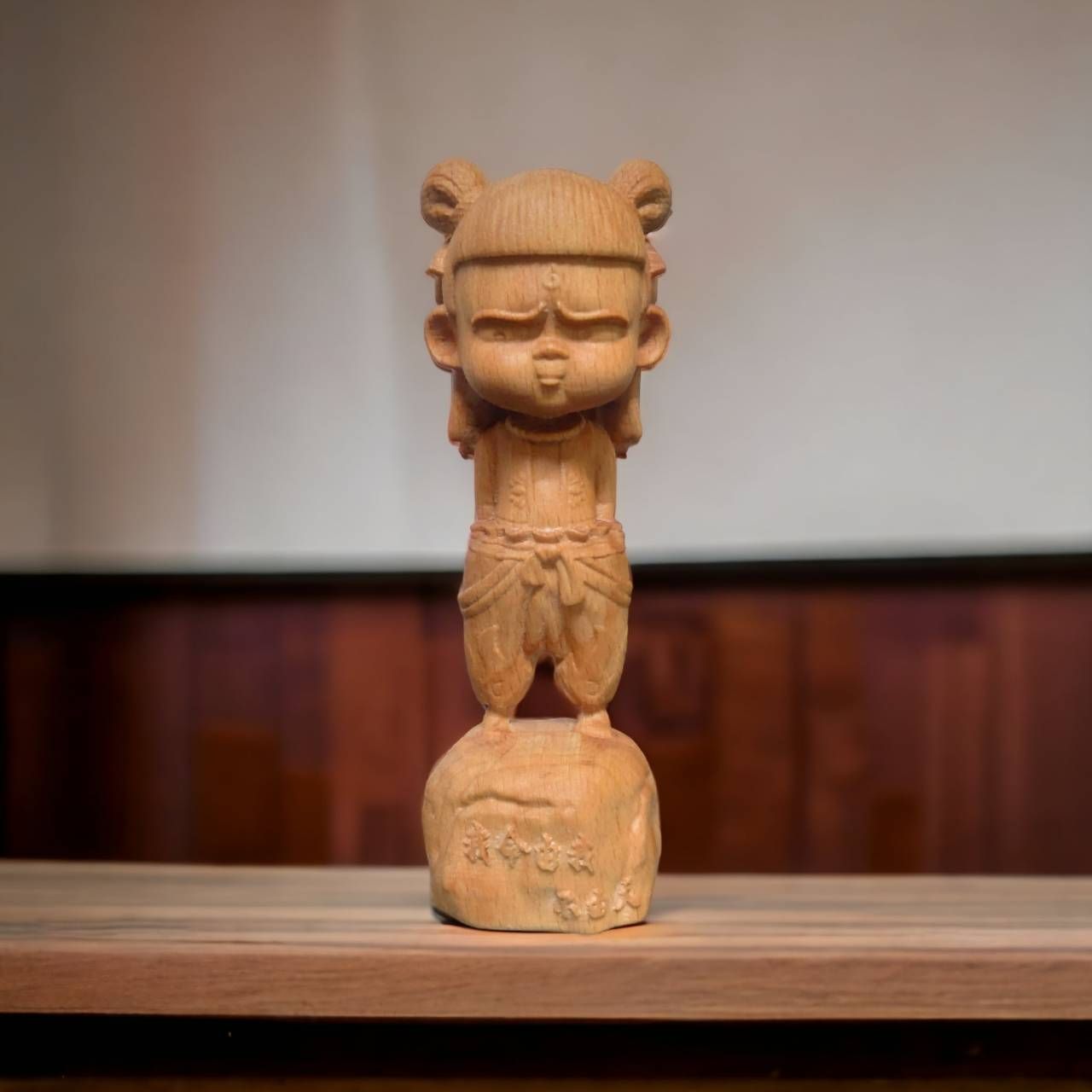 魔童 哪吒 實木雕刻 神明公仔 三太子模型 模型神尊 模型神像 三太子神尊 廟會模型神尊 三太子公仔 哪吒公仔