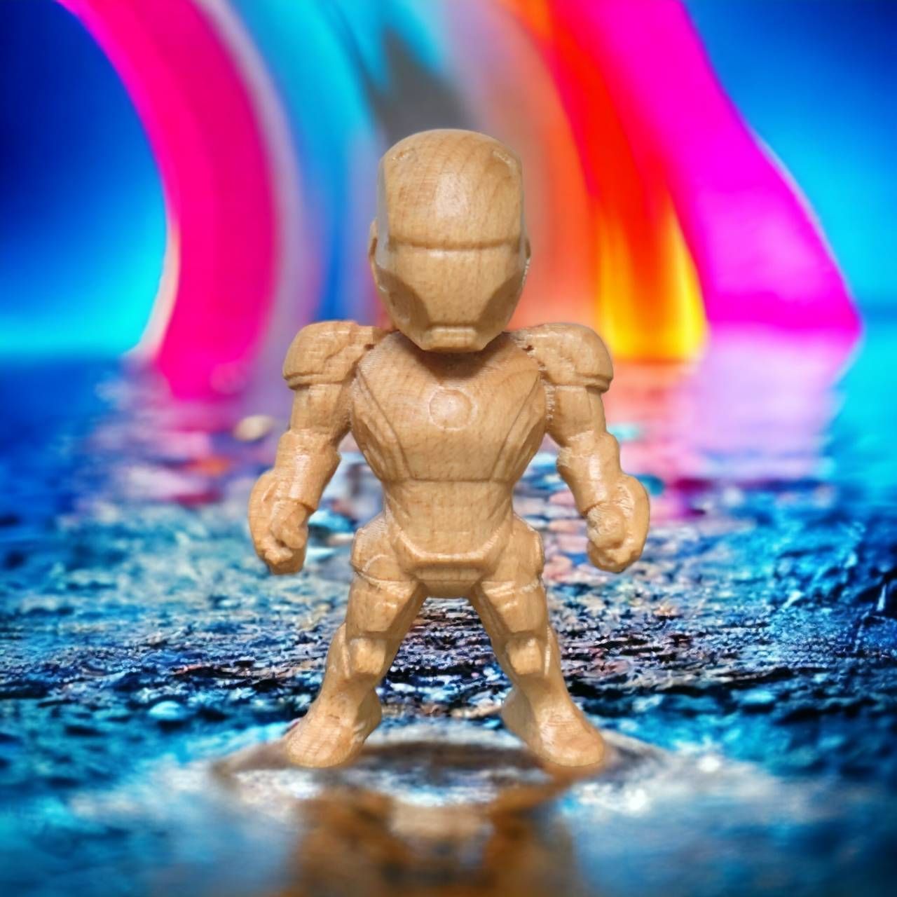 鋼鐵人 實木雕刻 鋼鐵人公仔 鋼鐵人模型 鋼鐵人玩具 鋼鐵人擺件 鋼鐵人景品 一番賞 鋼鐵人飾品 鋼鐵人擺飾 動漫模型