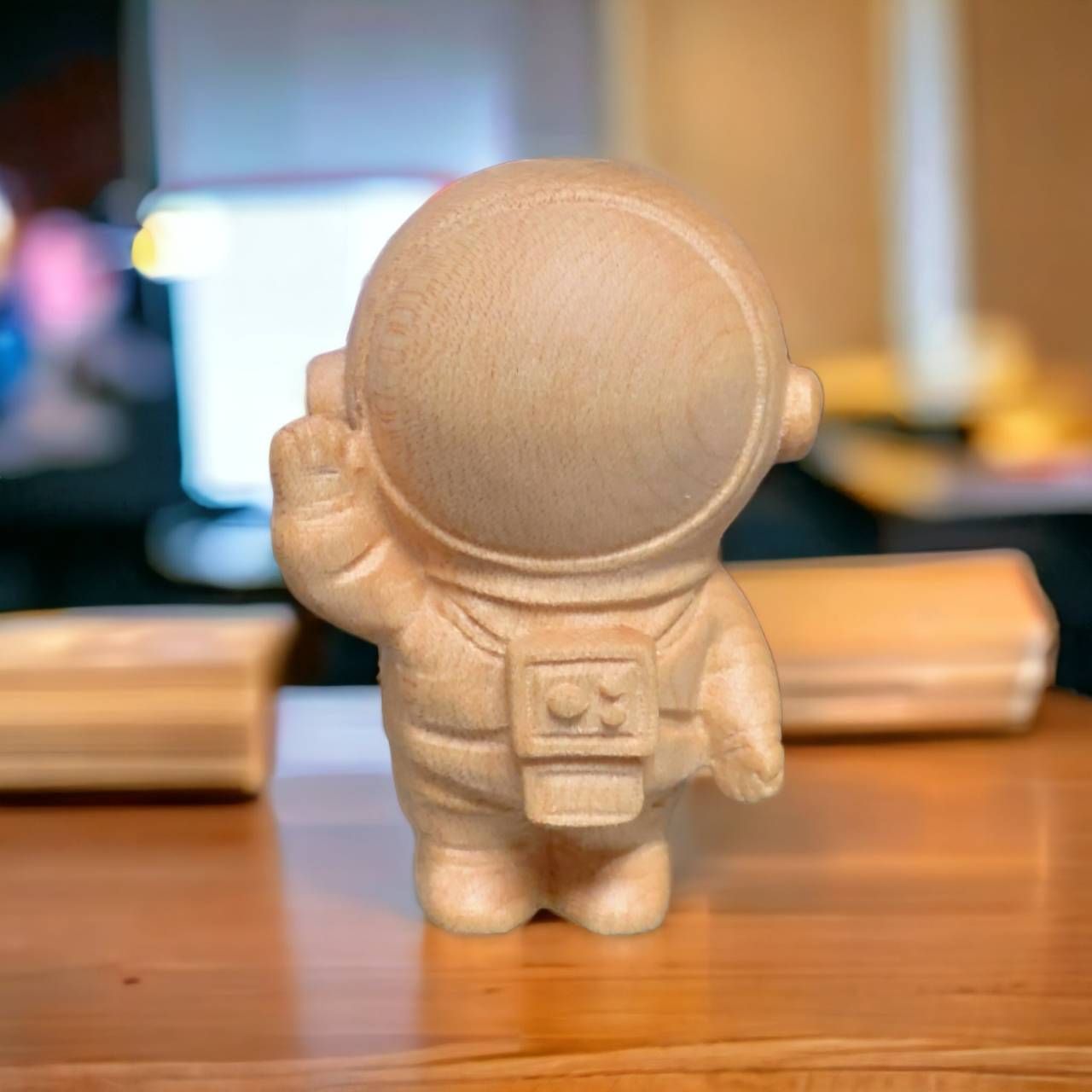 太空人 宇航員 實木雕刻 太空人公仔 宇航員公仔 太空人擺飾 太空人擺件 太空人飾品