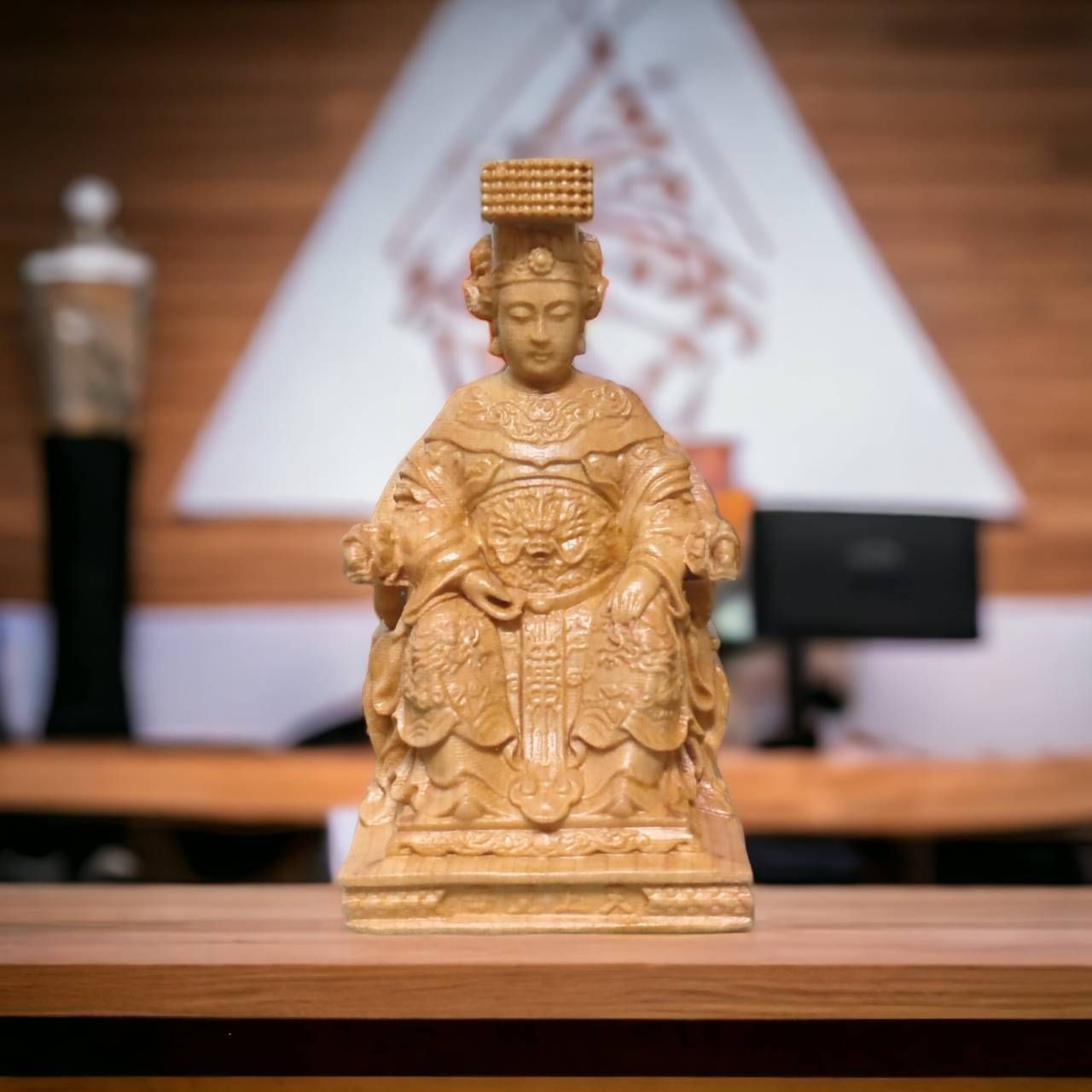 天上聖母 媽祖 實木雕刻 模型神尊 廟會模型神尊 媽祖公仔 模型神像 媽祖神像 神明公仔 媽祖神尊 媽祖擺件