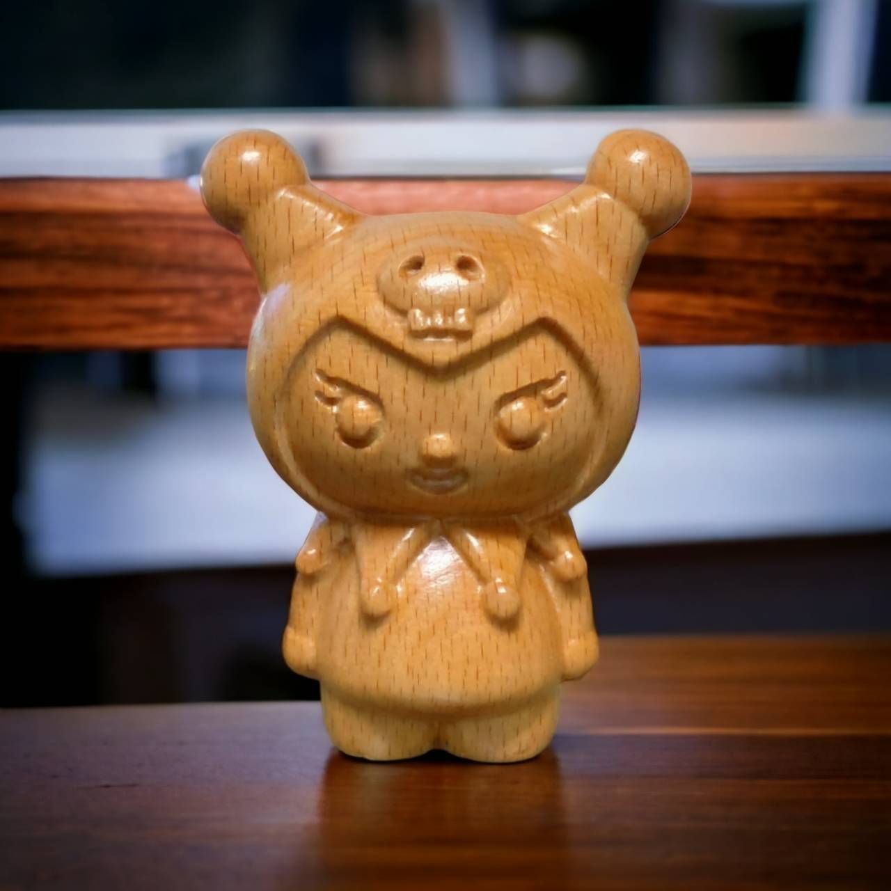 庫洛米 實木雕刻 庫洛米公仔 三麗鷗公仔 三麗鷗景品 庫洛米模型 三麗鷗模型 三麗鷗飾品 三麗鷗擺件 庫洛米擺件