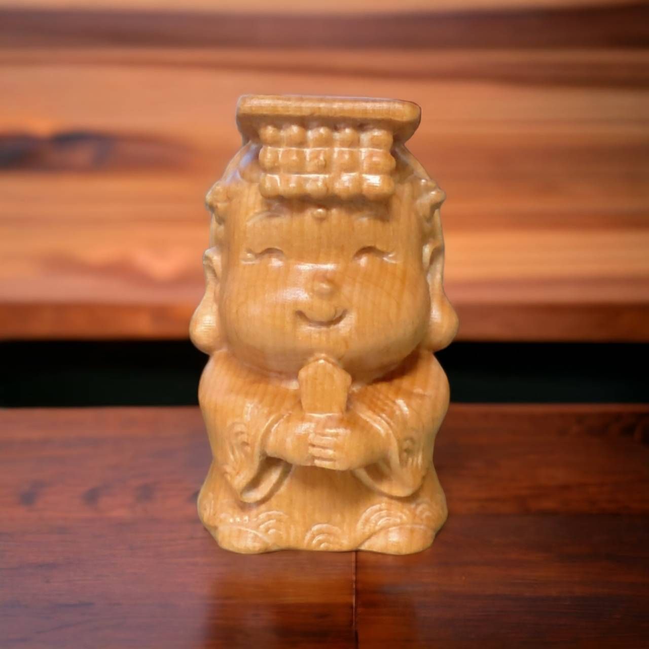 Q版媽祖 天上聖母 實木雕刻 模型神尊 媽祖公仔 廟會模型神尊 模型神像 媽祖神像 媽祖神尊 神明公仔 媽祖木雕