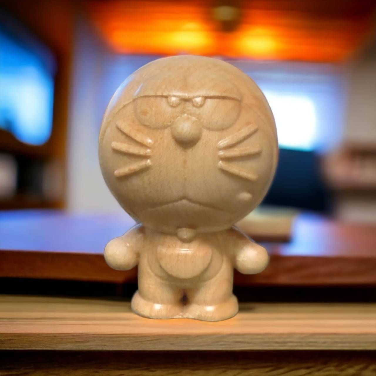 多啦a夢 小叮噹 機器貓 實木雕刻 機器貓公仔 小叮噹公仔 小叮噹飾品 多啦a夢飾品 多啦a夢玩具 多啦a夢模型