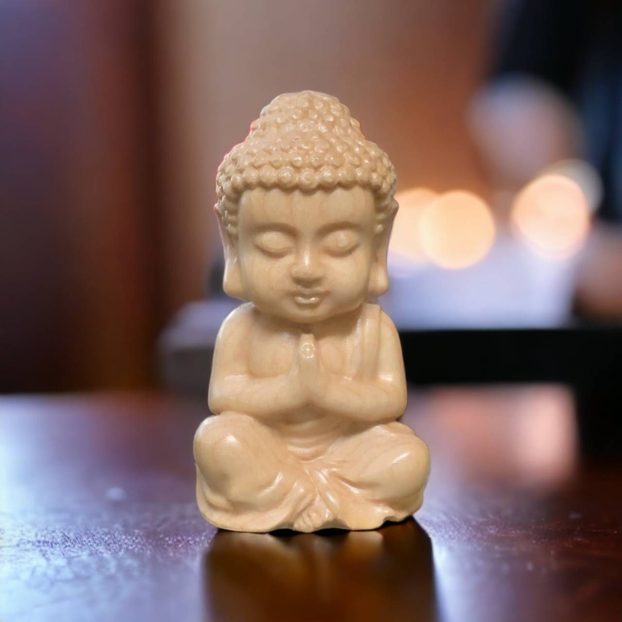 Q版 寶寶佛 實木雕刻 擺件 擺飾 禮品 禮物 可愛 木雕 佛 佛祖 阿彌陀佛 釋迦牟尼佛