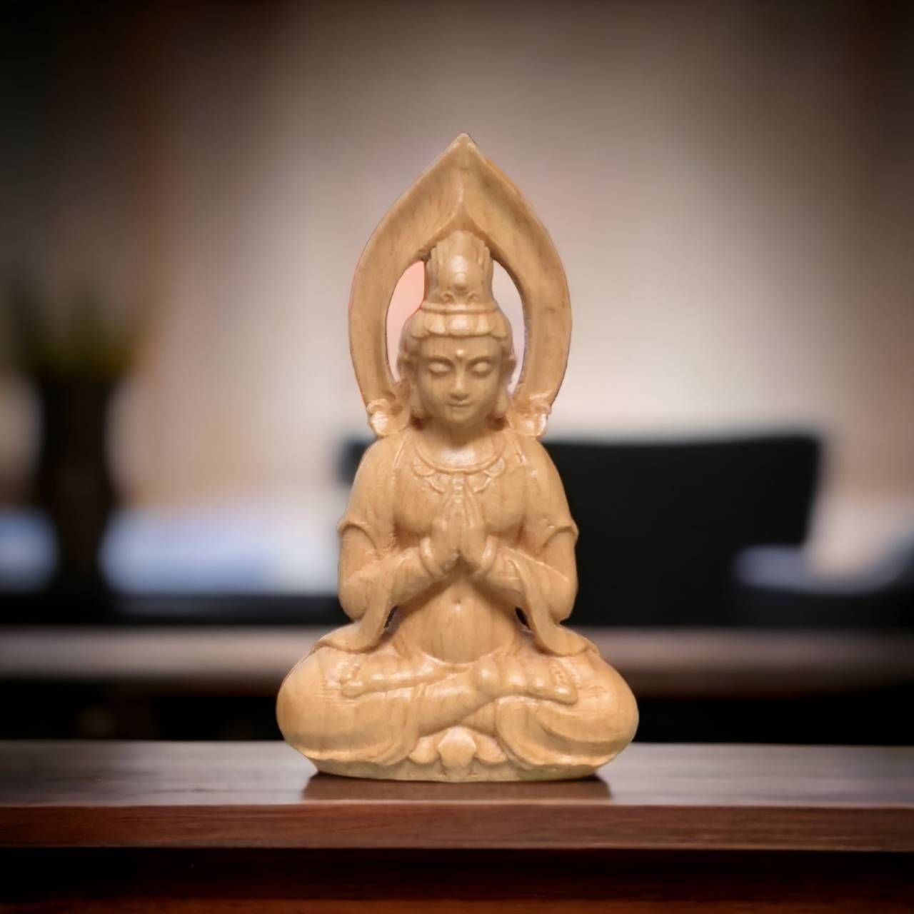 佛光觀音菩薩 實木雕刻 觀音木雕 觀世音菩薩 觀音佛像 觀音佛祖 廟會模型神尊 觀音公仔 模型神像 觀音神像 觀音神尊