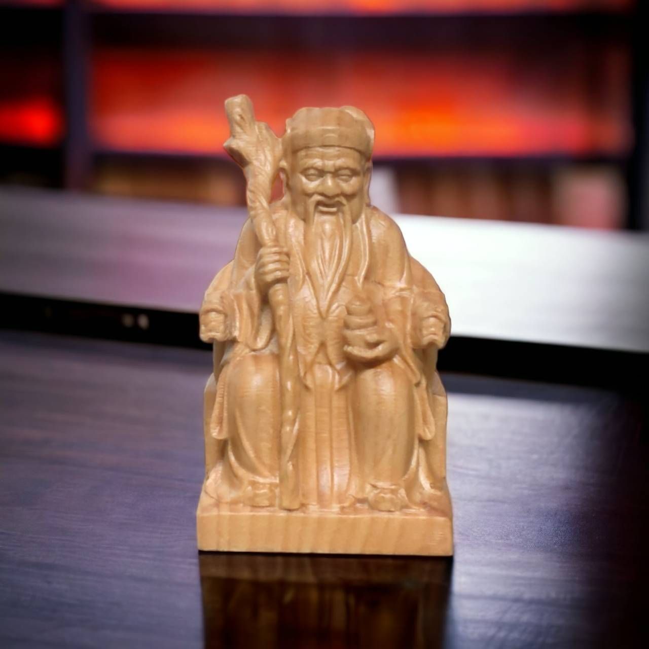 福德正神 土地公 實木雕刻 土地公公仔 模型神尊 土地公神像 土地公神尊 神明公仔 福德正神公仔 廟會模型神尊