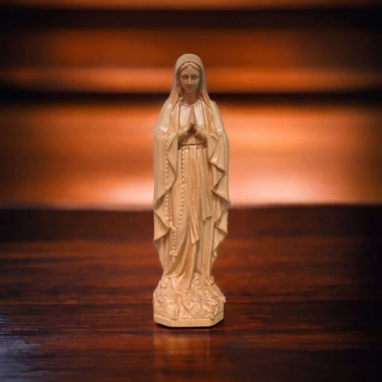 聖母瑪利亞 實木雕刻 模型神尊 模型神像 耶穌基督 神明公仔 聖母神像 聖母神尊 聖母公仔 聖母雕像 神明雕像 聖母木雕