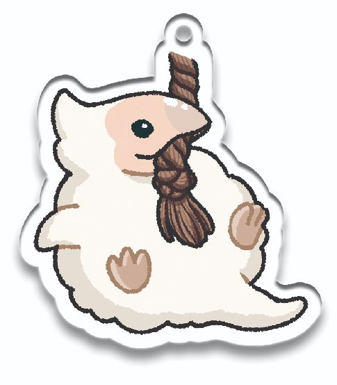 [魔物獵人 荒野] 鷺鷹龍 吊飾