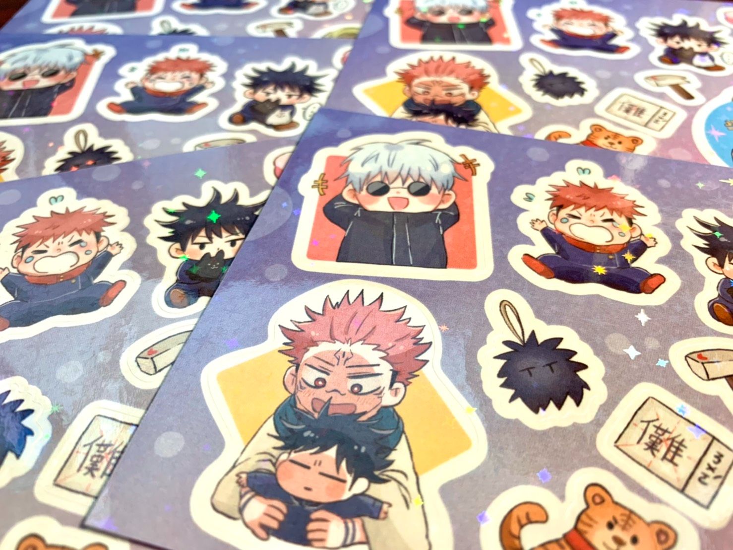 【咒術迴戰】幼稚園寶寶閃亮貼紙