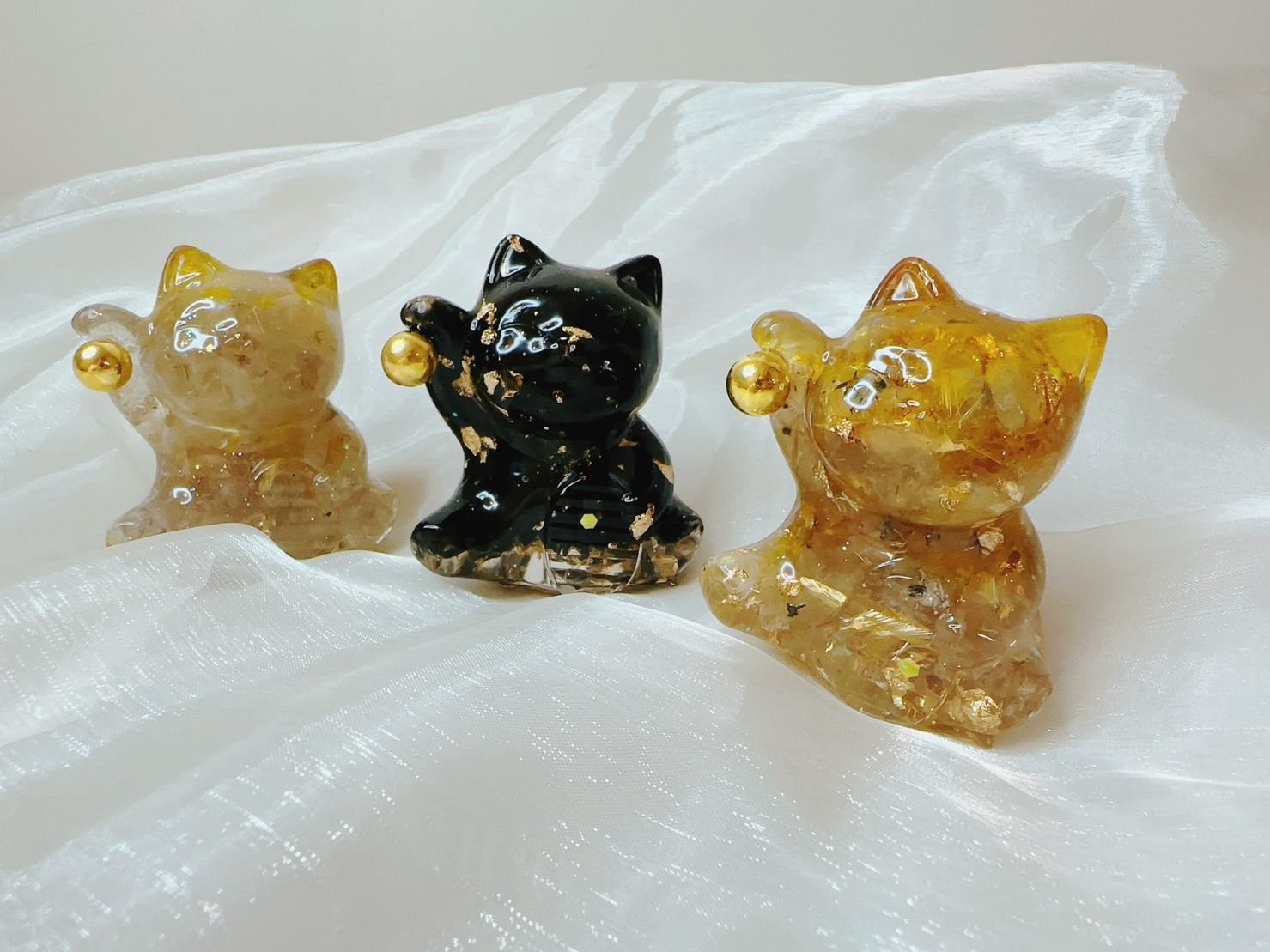 客製化水晶招財貓