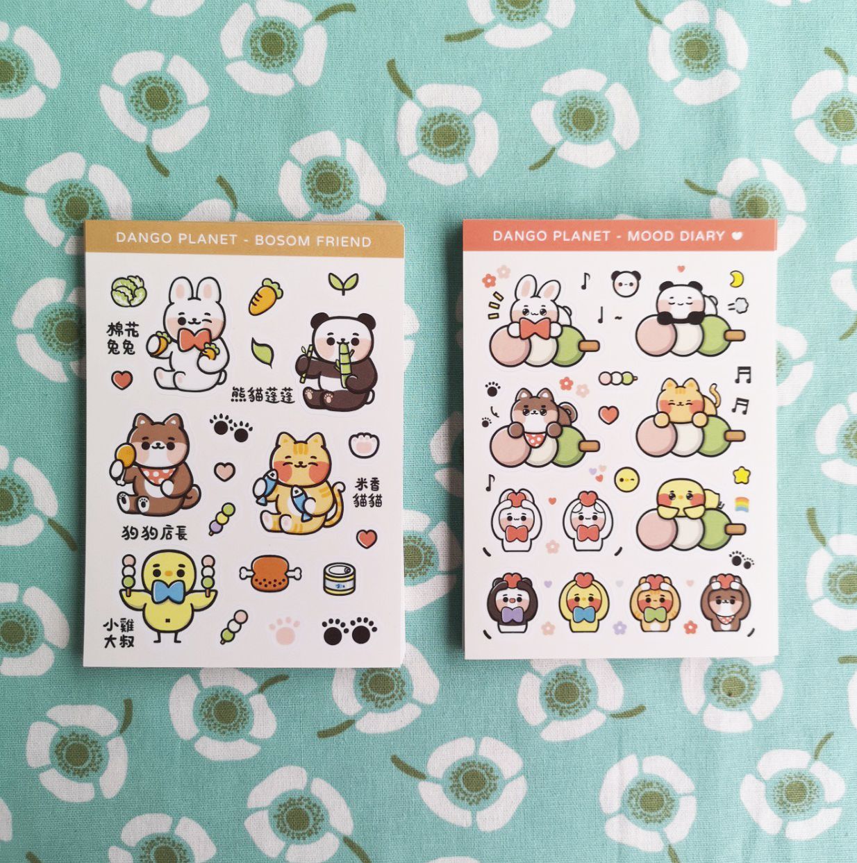 〔文具 - 糰子星球〕 防水半斷貼紙 - 共2款