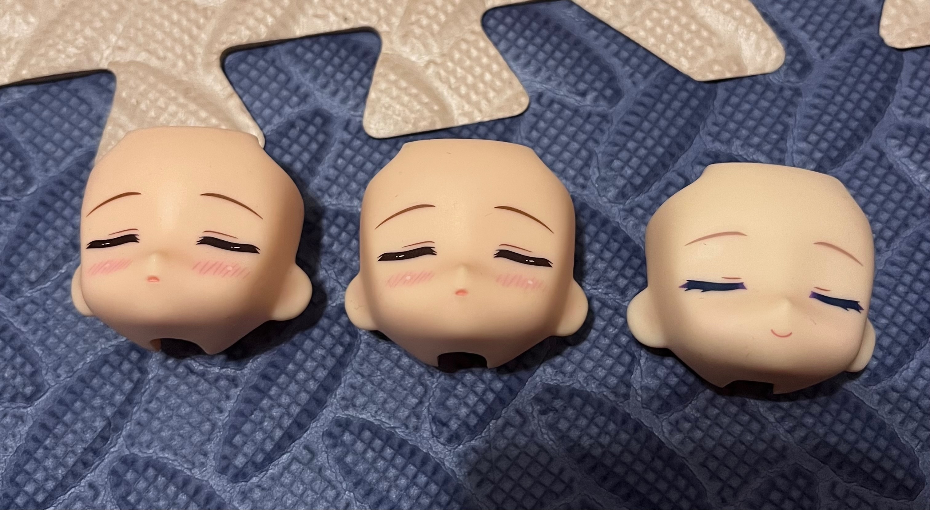 親吻臉、閉眼臉