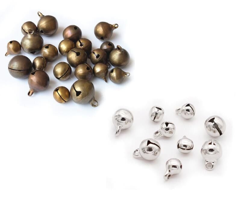 6mm / 8mm / 10mm 鈴鐺 銀色、古銅色 鈴噹 服飾材料 原住民材料DIY