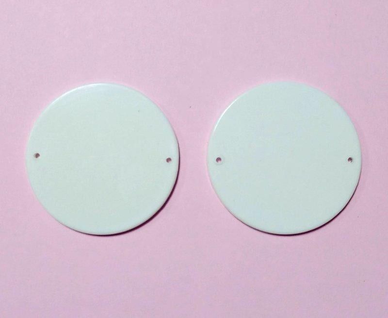 圓片（大） 白色 服飾材料 原住民材料DIY