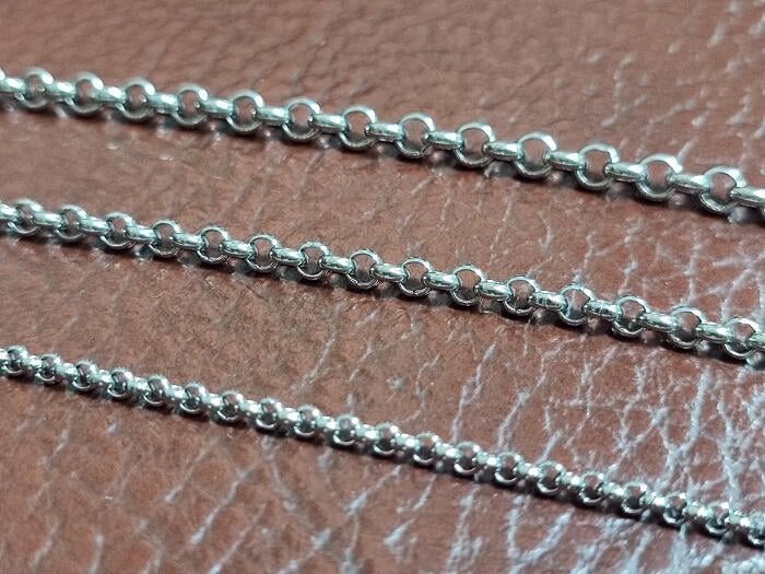 銀色金屬鍊條 O字鍊 十字鍊 3mm、4mm、5mm 手鍊項鍊 長度100公分 百搭配件