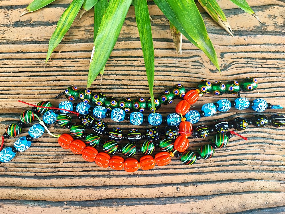 原住民琉璃珠/月牙之珠/織工之珠勇士之珠/孔雀之珠/土地之珠/日光之珠/蝶蛹之珠/淚痕之珠 琉璃珠原