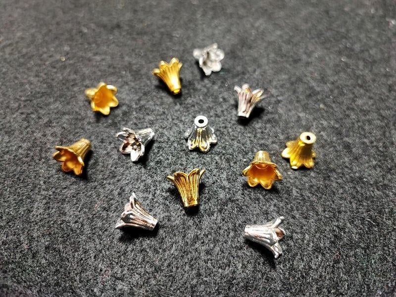 花帽 花蓋 流蘇蓋 喇叭 花托 壓克力帽蓋 服飾材料 原住民材料DIY