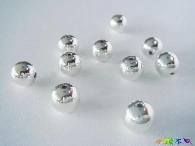 日本銀珠 日本金珠 串珠 3~10mm 電鍍珠