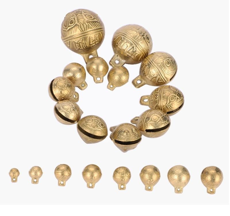 串珠配件 牛鈴 虎頭鈴 銅鈴 10mm、14mm、20mm、25mm、28mm、32m 鈴噹 鈴鐺 臀鈴