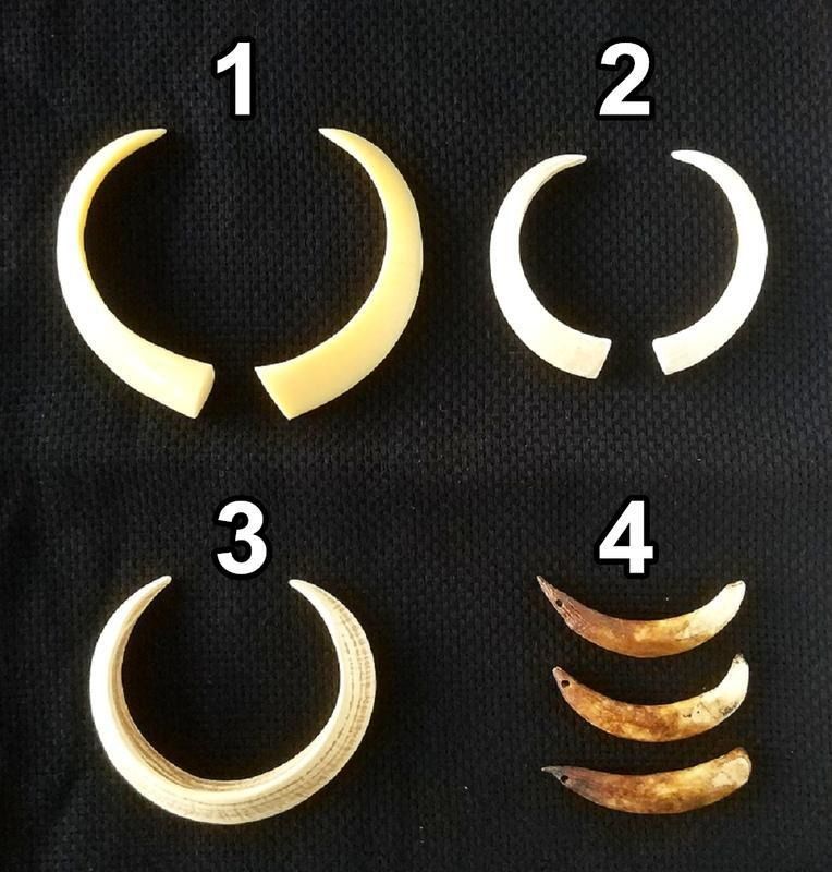 仿山豬牙 服飾材料 原住民材料DIY