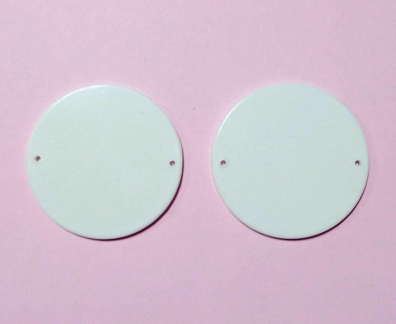 圓片（大） 白色 服飾材料 原住民材料DIY