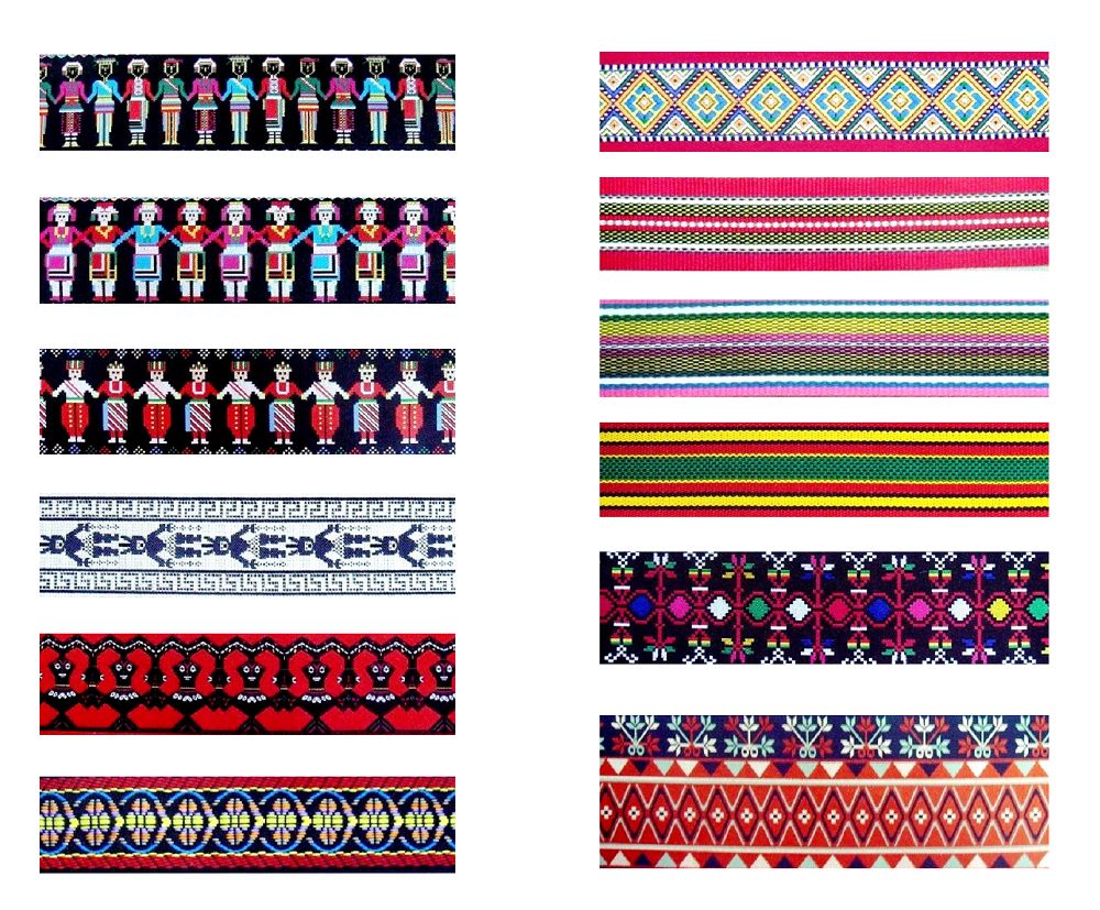 原住民織帶 圖騰 電腦繡織帶