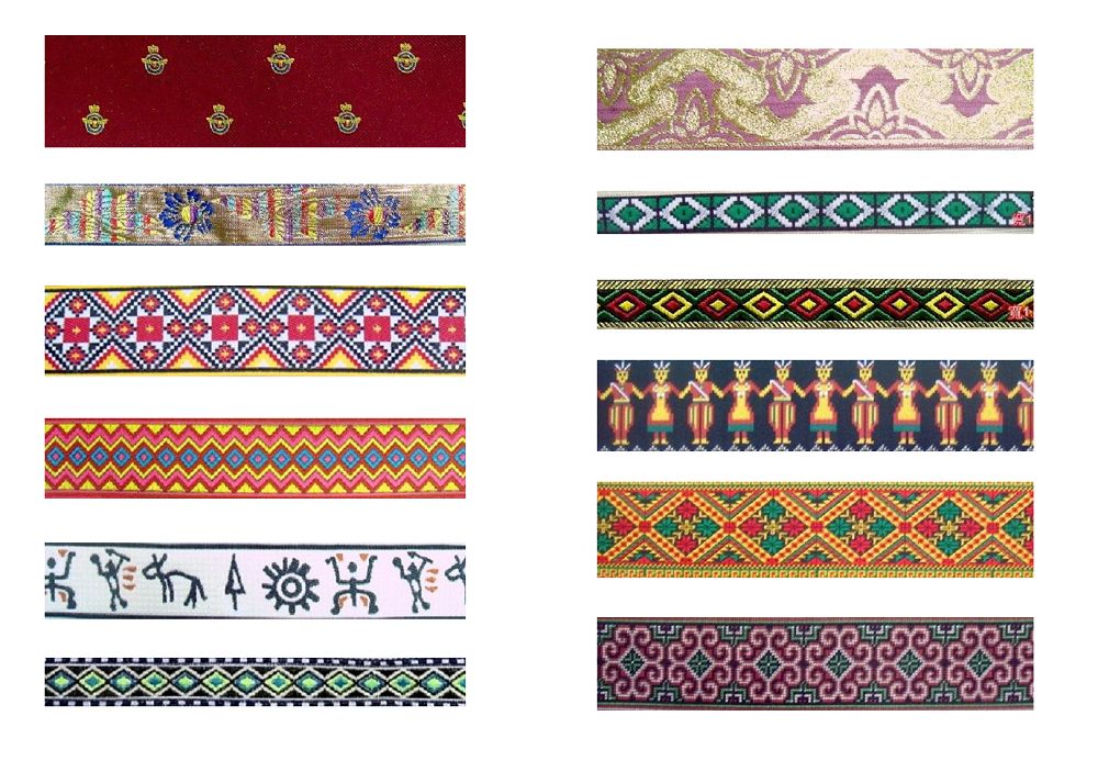原住民織帶 圖騰 電腦繡織帶 飾條 提花帶 台灣製造