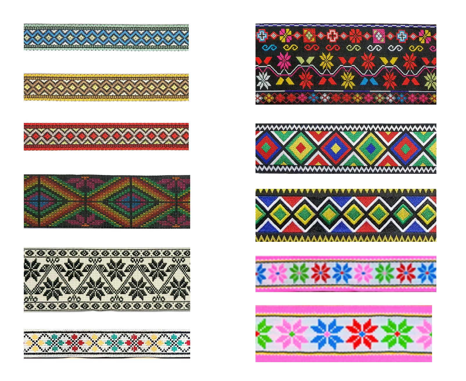 原住民織帶 圖騰 電腦繡織帶