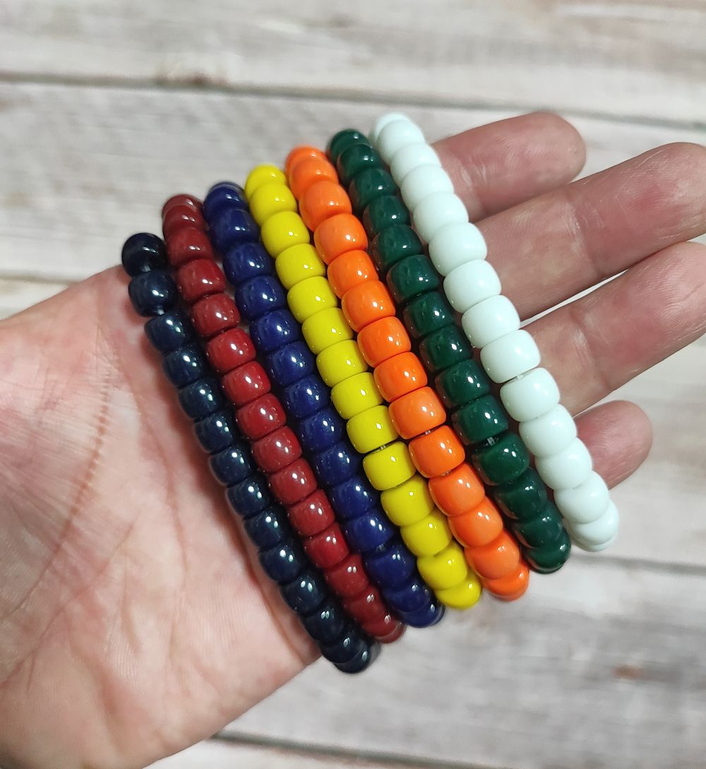 琉璃珠 桶珠 瓷料珠 仿玉玻璃圓柱珠 玉米珠 串珠 DIY飾品配件