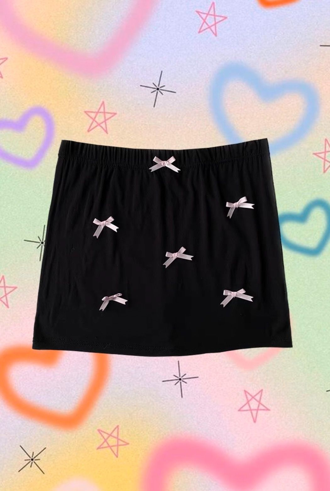 Porkynini ballet core 蝴蝶結短裙 自帶安全褲