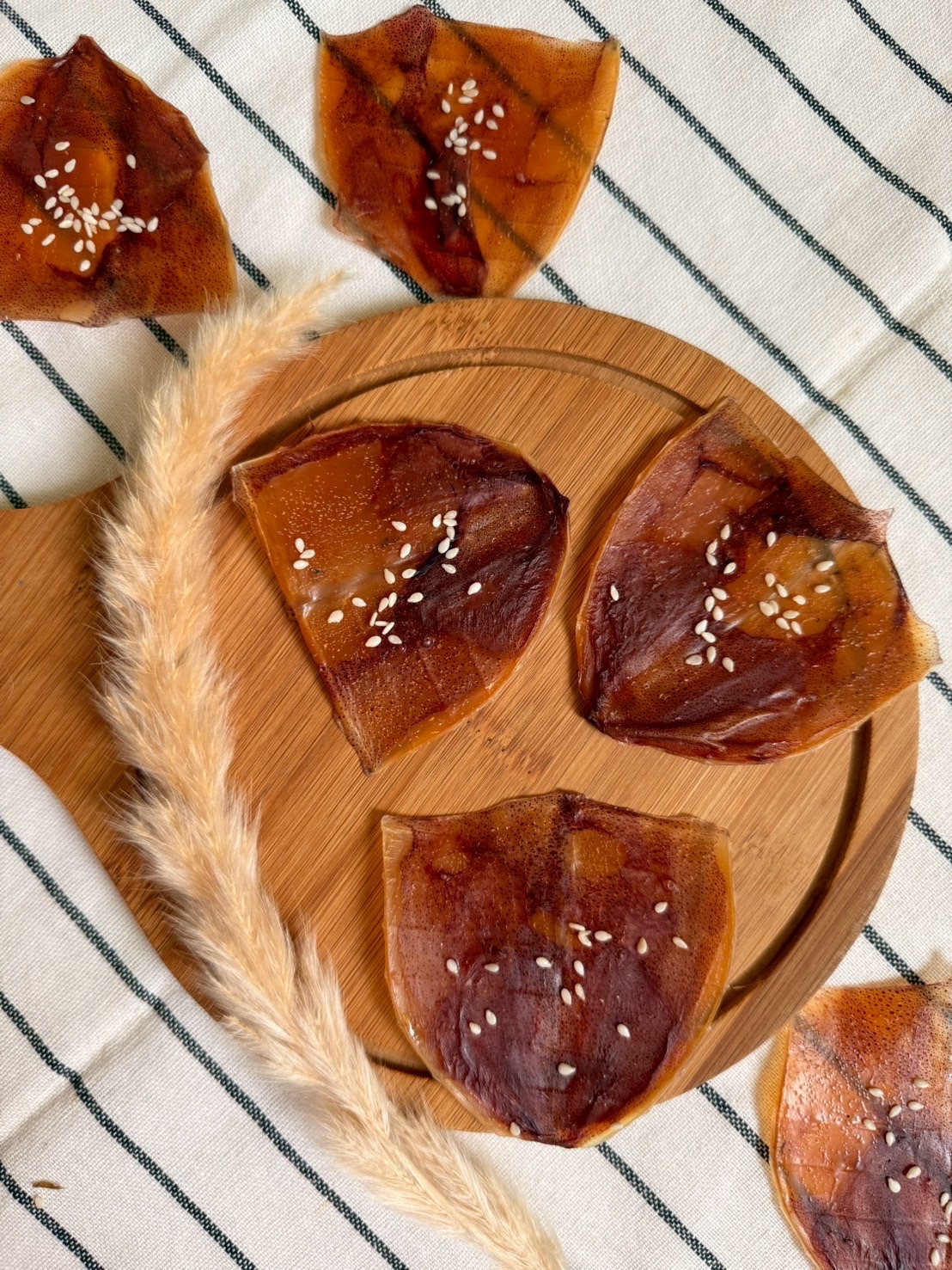 🦑 澎湖卷卷純肉片🐾初見寵物100%手工零食 天然海鮮零食 澎湖小卷 去頭 去內臟 無添加寵物零食 狗零食