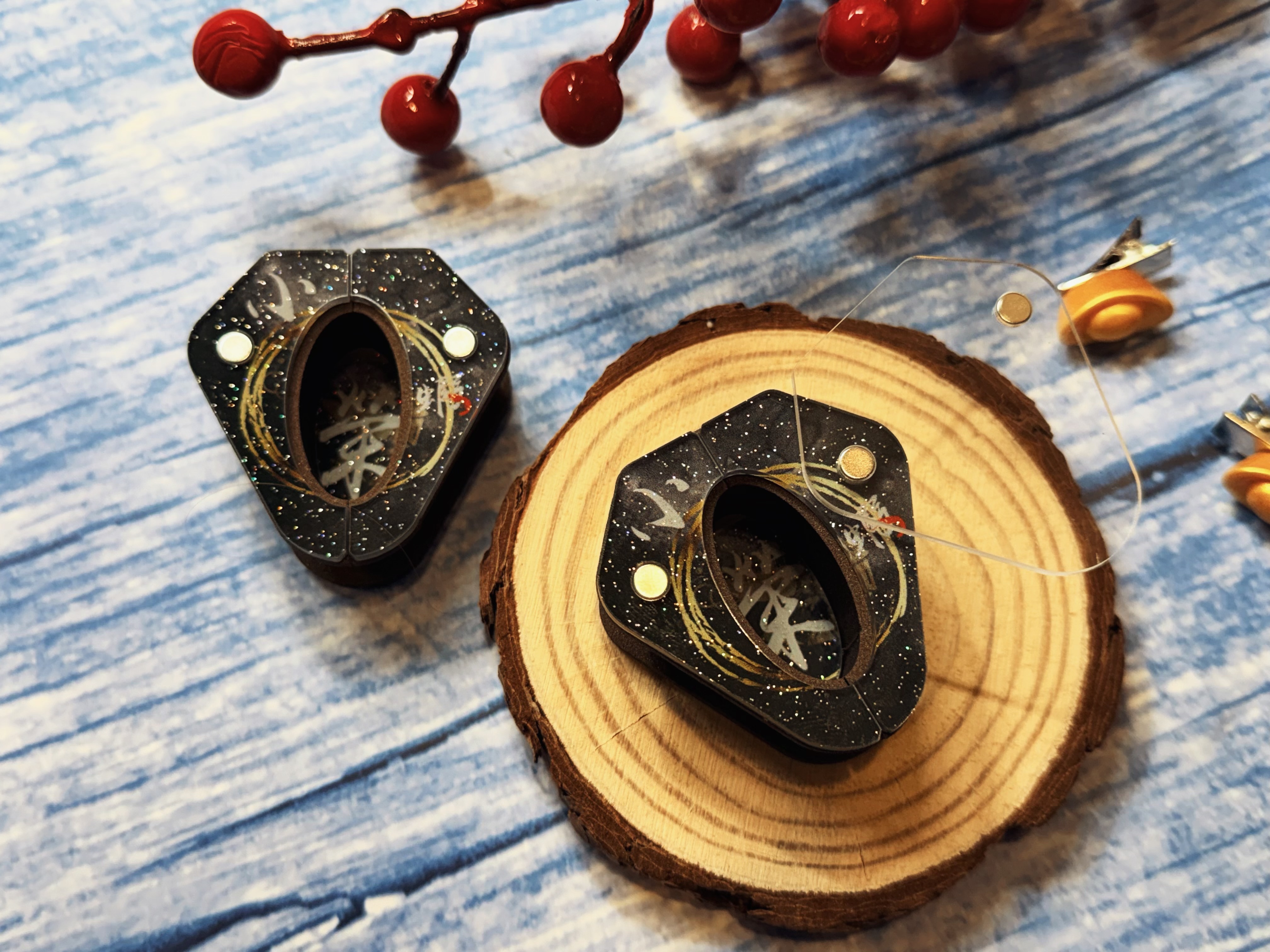 釣蝦好榮易｜小榮蝦黑金馬卡龍