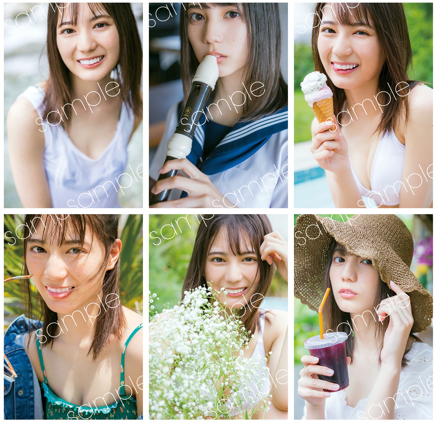 小坂菜緒 写真集 特典明信片