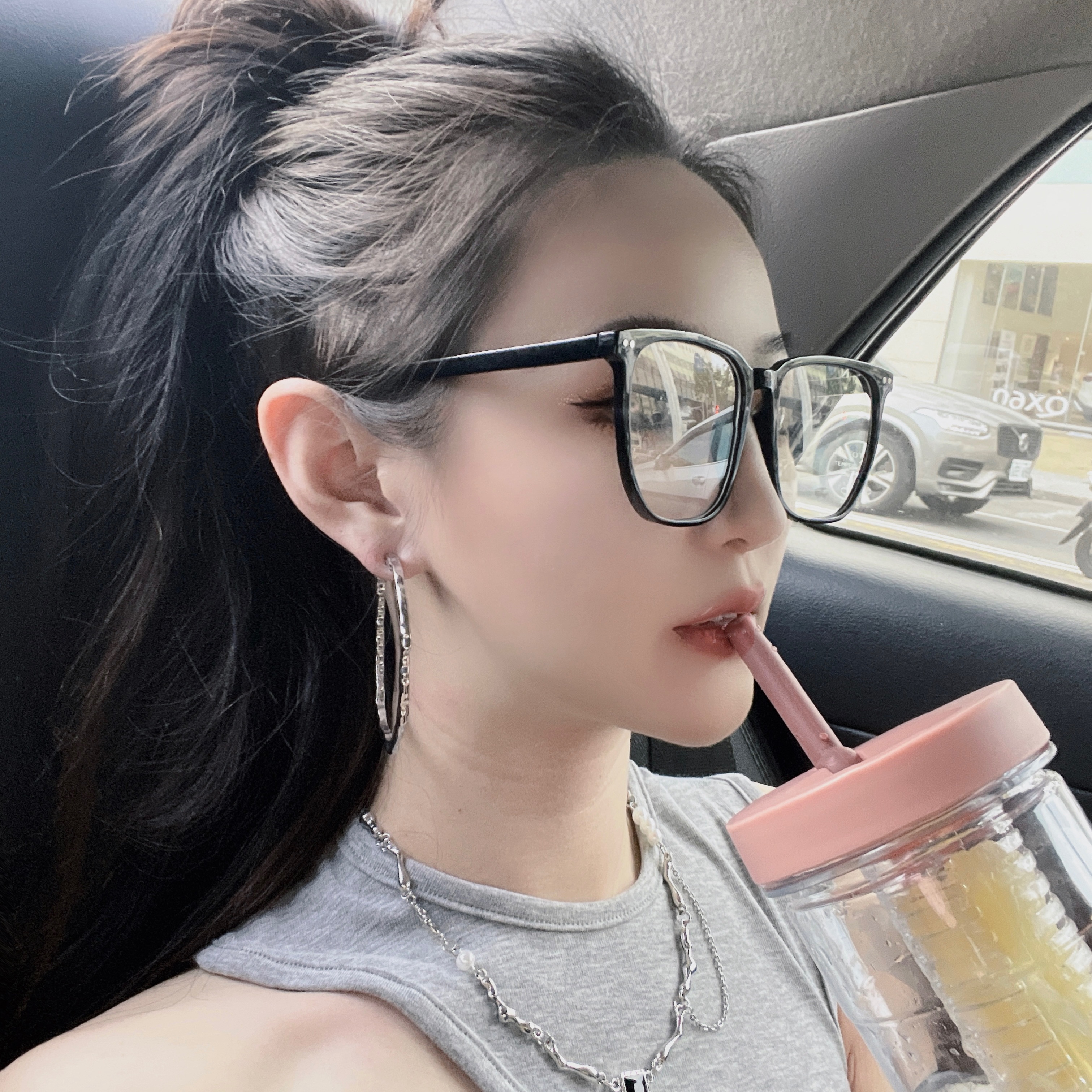 現貨 / 黑框高級感瘦臉眼鏡