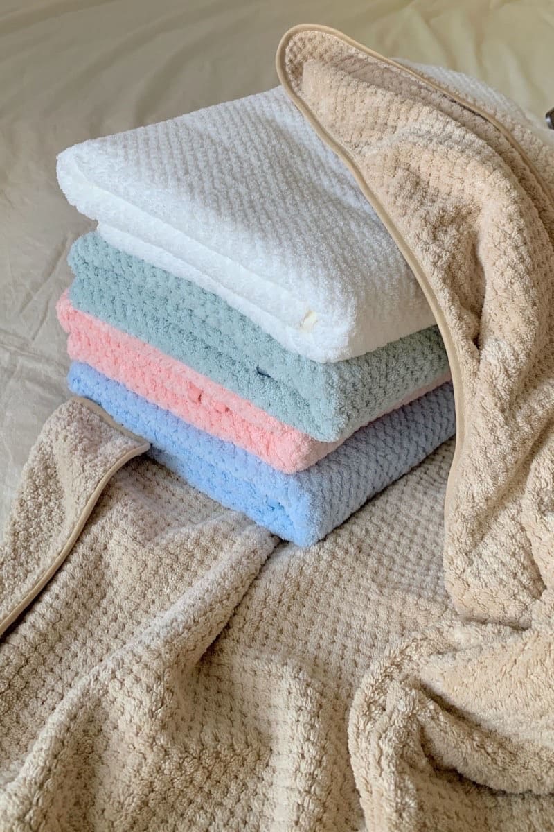 親膚軟綿綿浴巾一起湊團最便宜