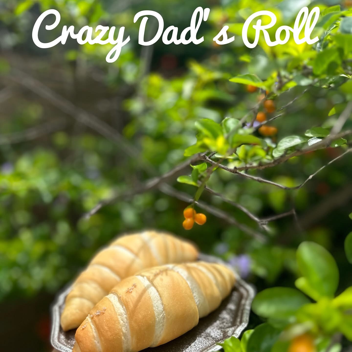 瘋爸捲捲-原味鹽可頌（三入裝）