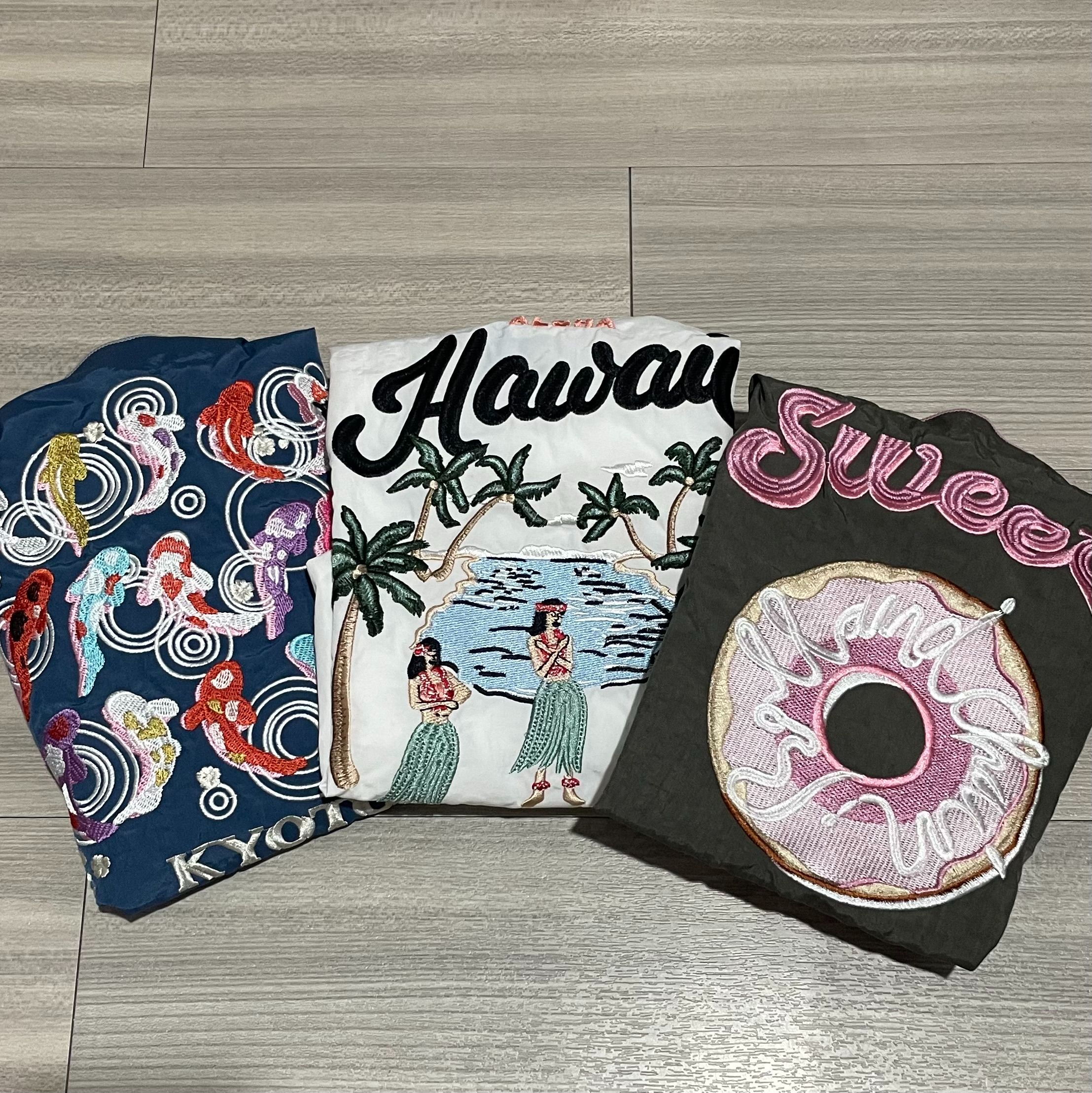 可收納刺繡購物袋